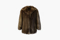 Saga Fox Natural Brown Fox Fur Jacket