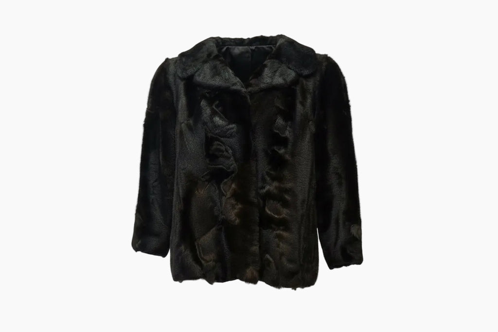 1960s K. Kafka Stockerau Pieced Mink Fur Jacket