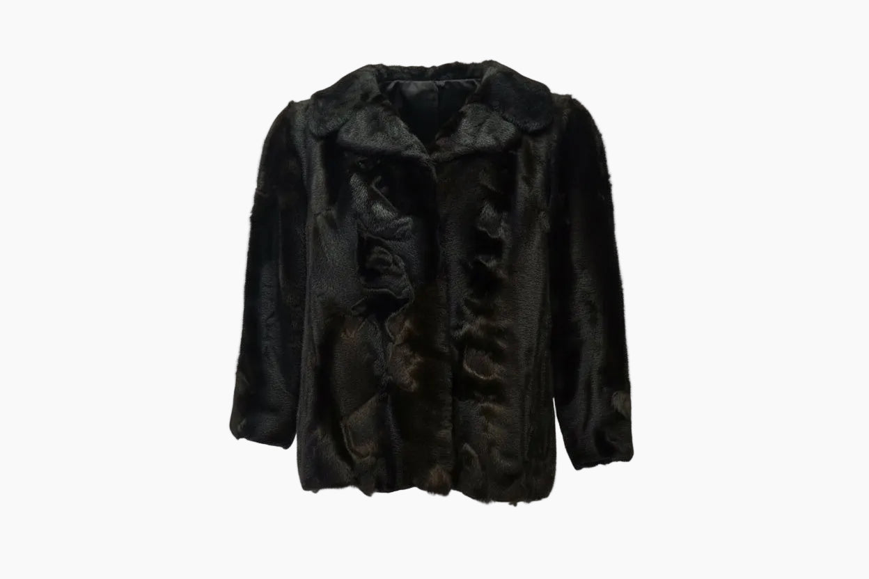 1960s K. Kafka Stockerau Pieced Mink Fur Jacket
