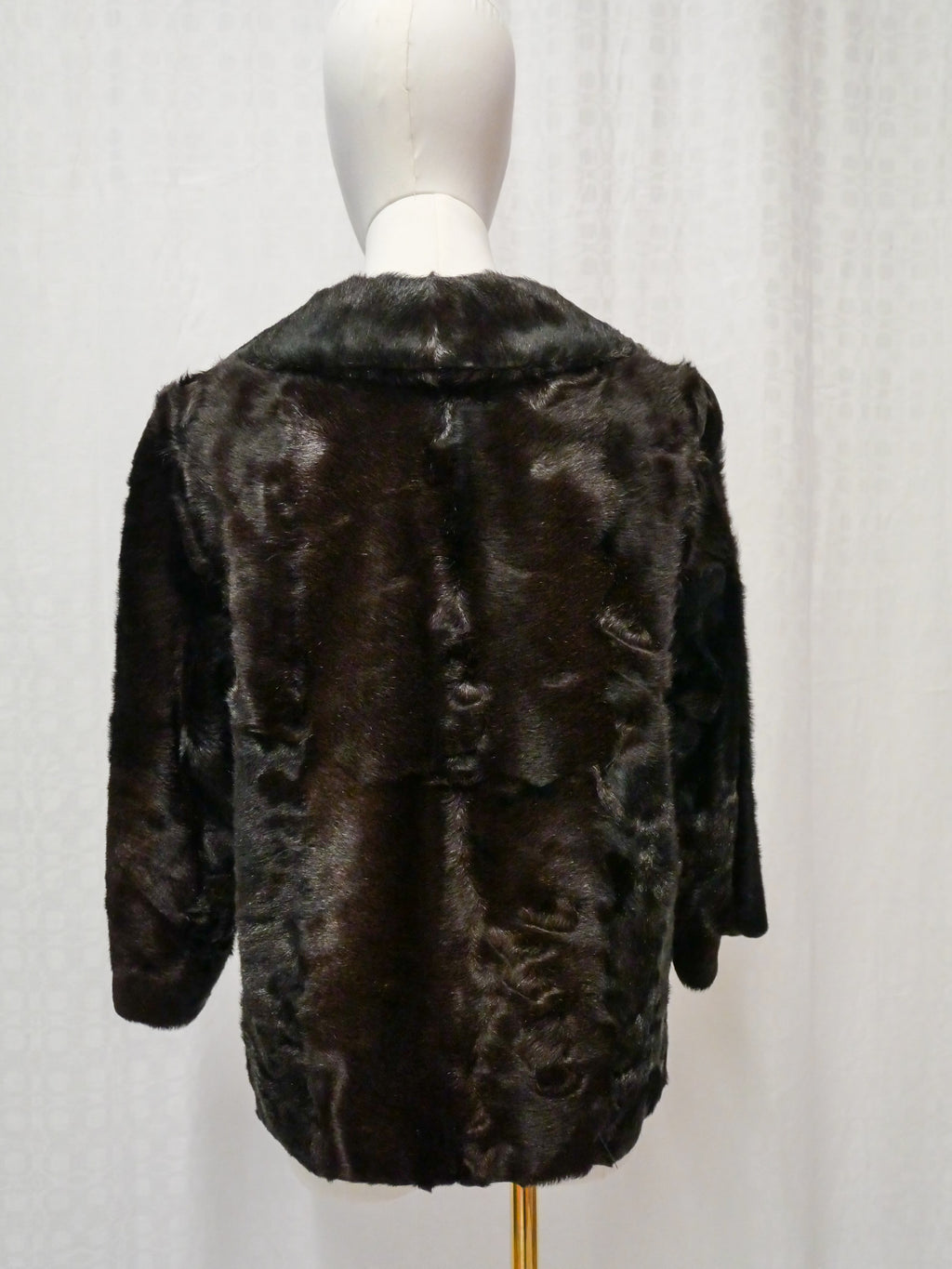 1960s K. Kafka Stockerau Pieced Mink Fur Jacket
