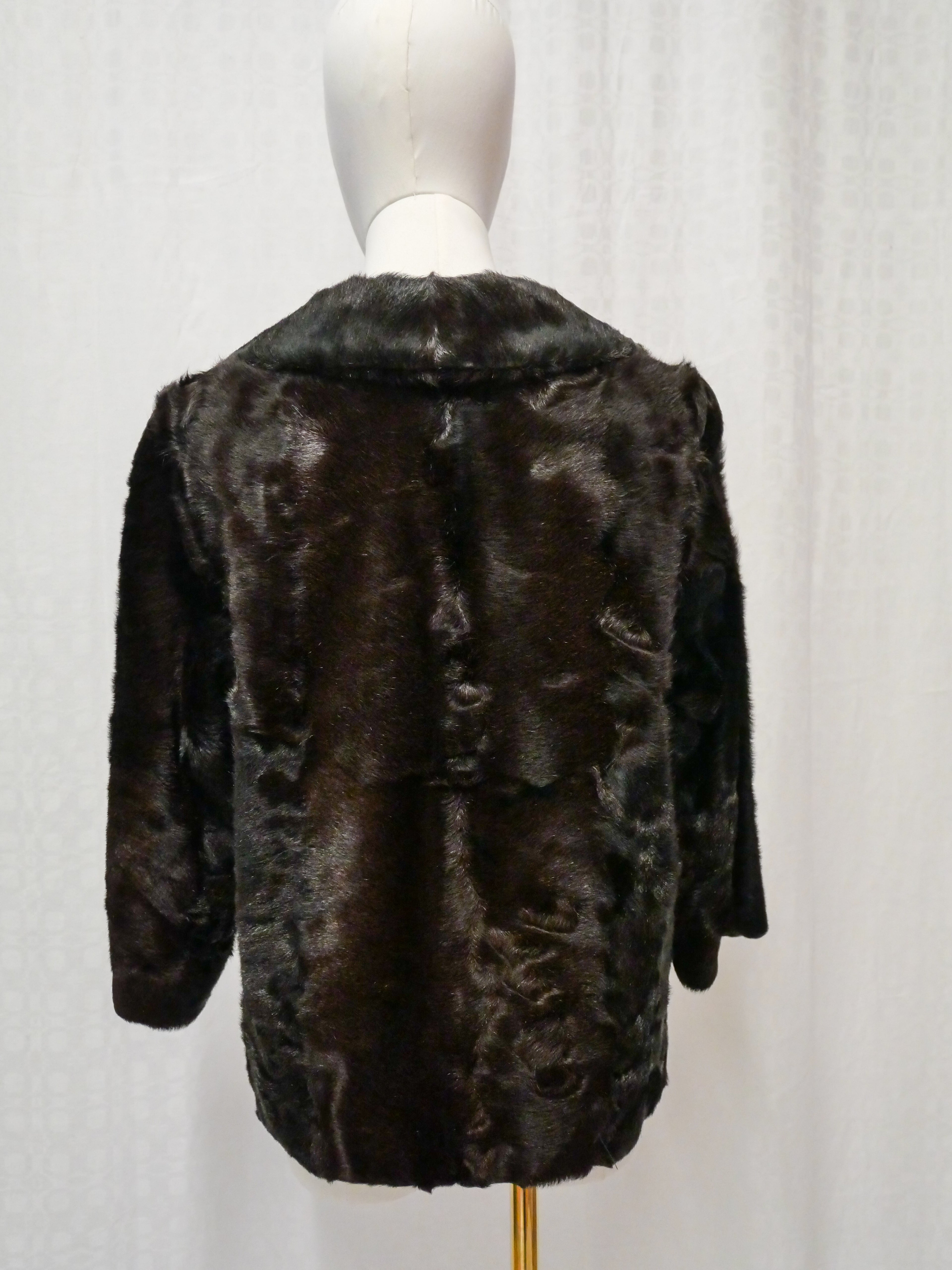 1960s K. Kafka Stockerau Pieced Mink Fur Jacket
