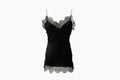 Alexander McQueen Black Silk Camisole Chantilly Lace Trim