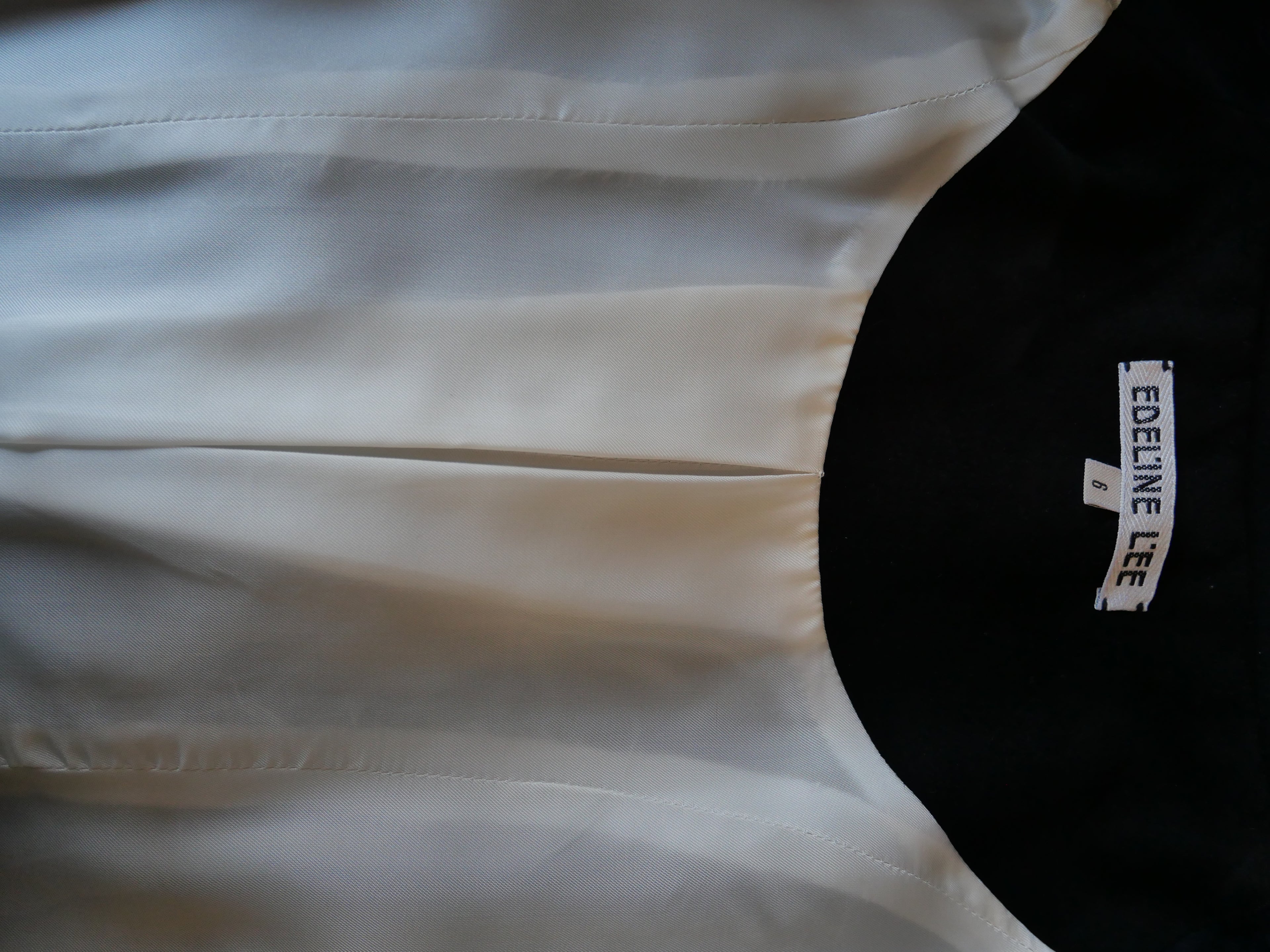 Edeline Lee Black Velvet Coat