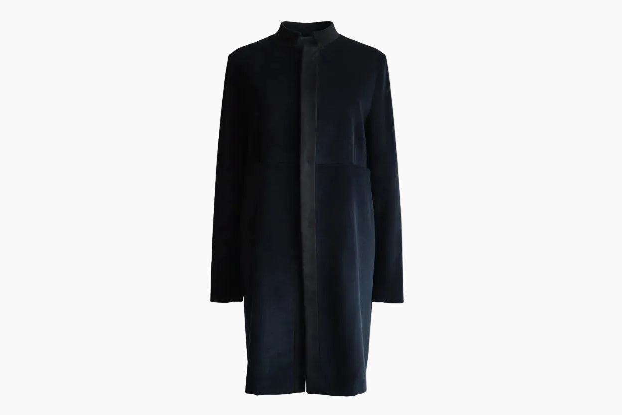 Edeline Lee Black Velvet Coat