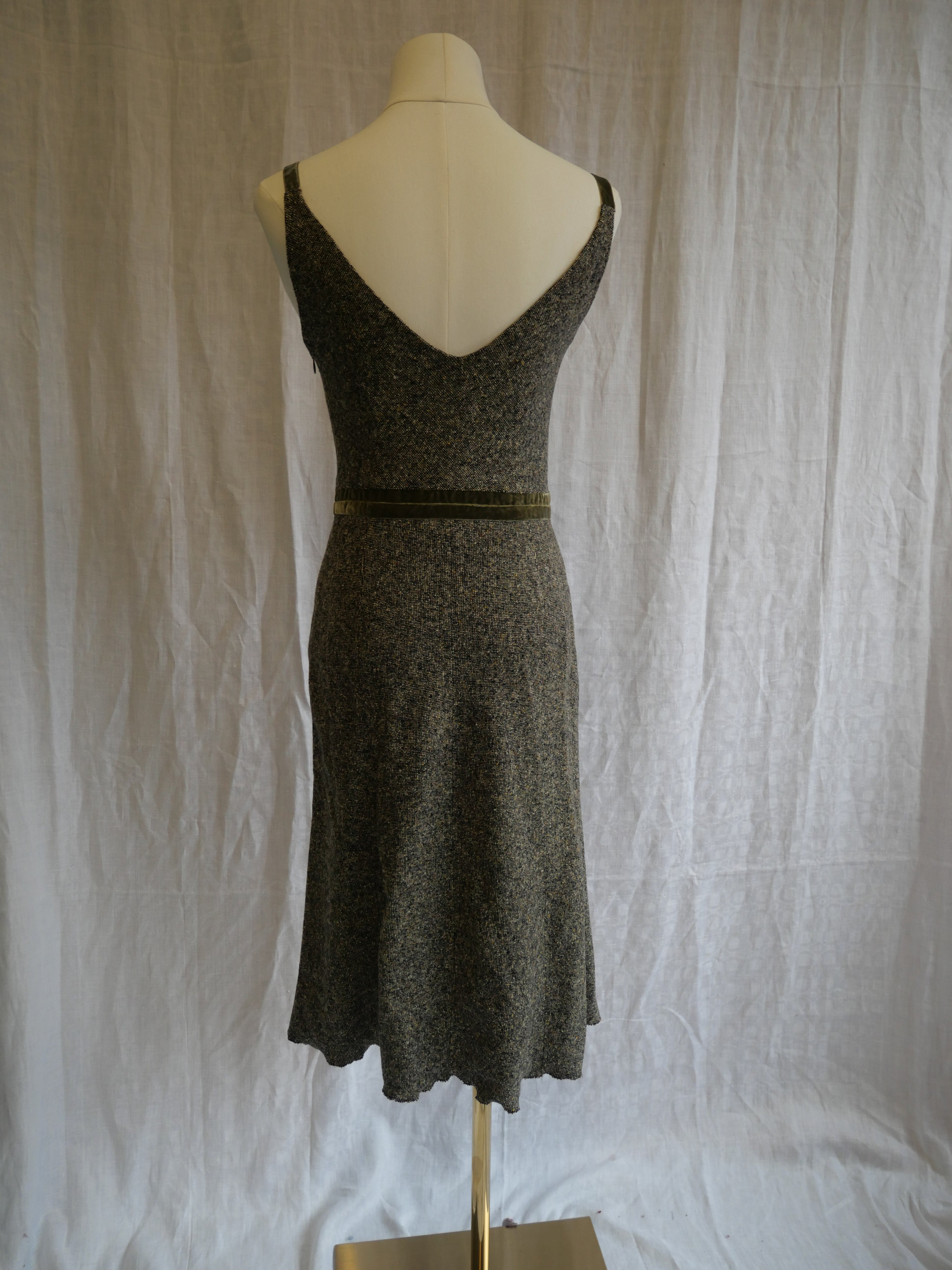 Vintage Milanat                                                                                              Speckled Tweed Coat & Dress Set