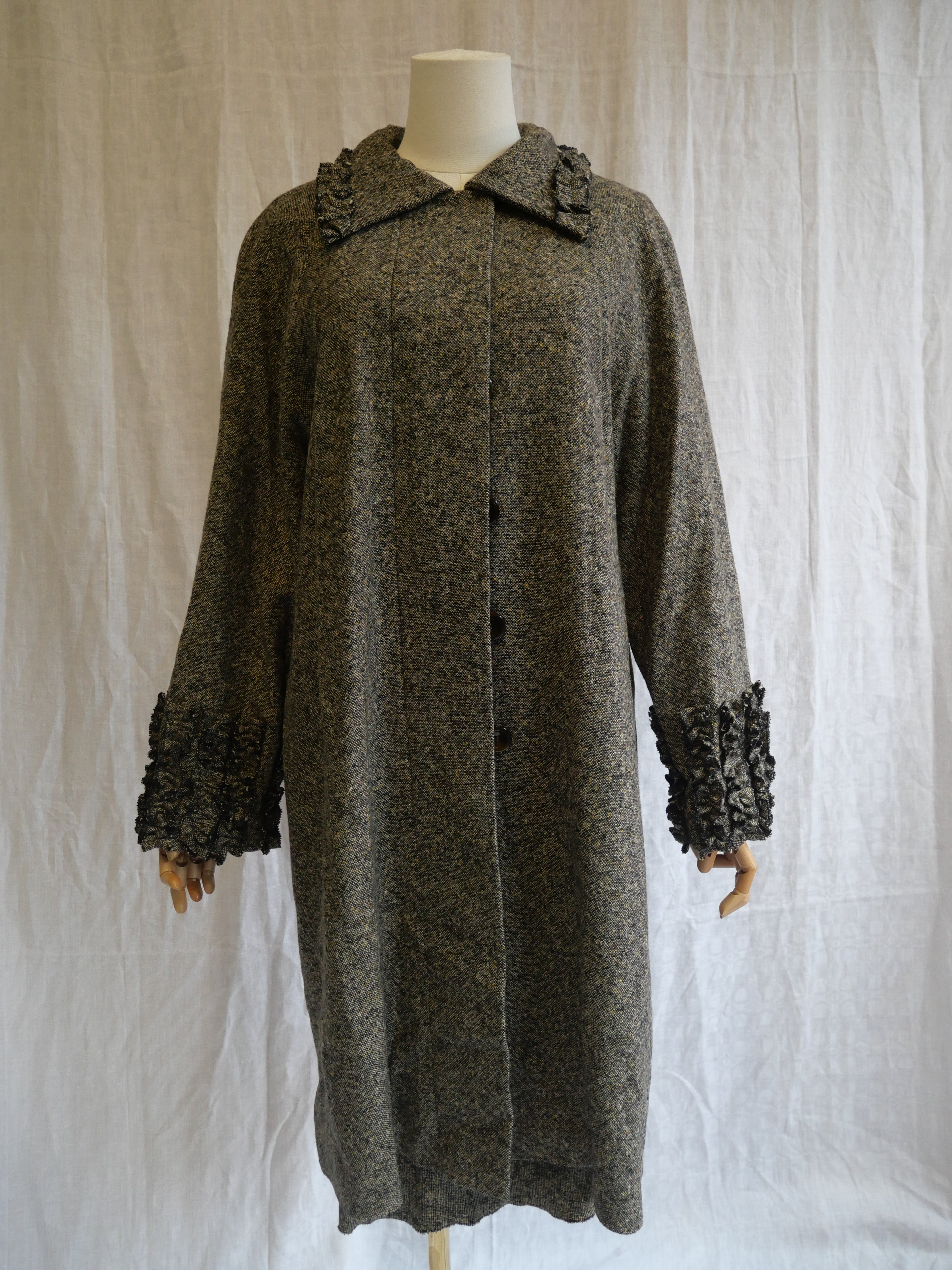 Vintage Milanat                                                                                              Speckled Tweed Coat & Dress Set