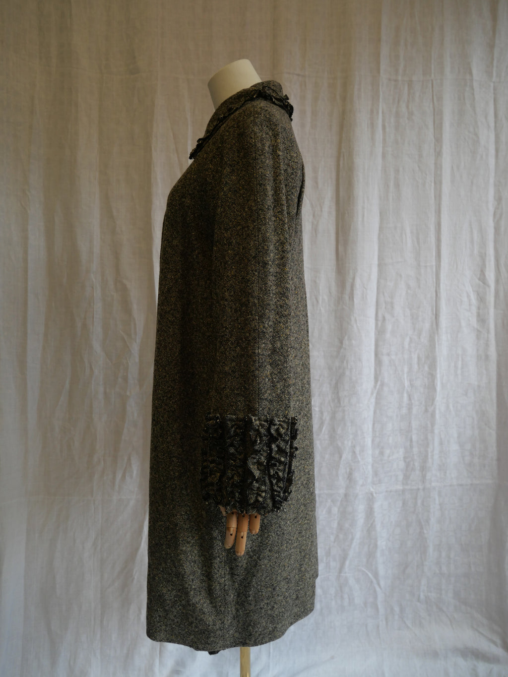 Vintage Milanat                                                                                              Speckled Tweed Coat & Dress Set
