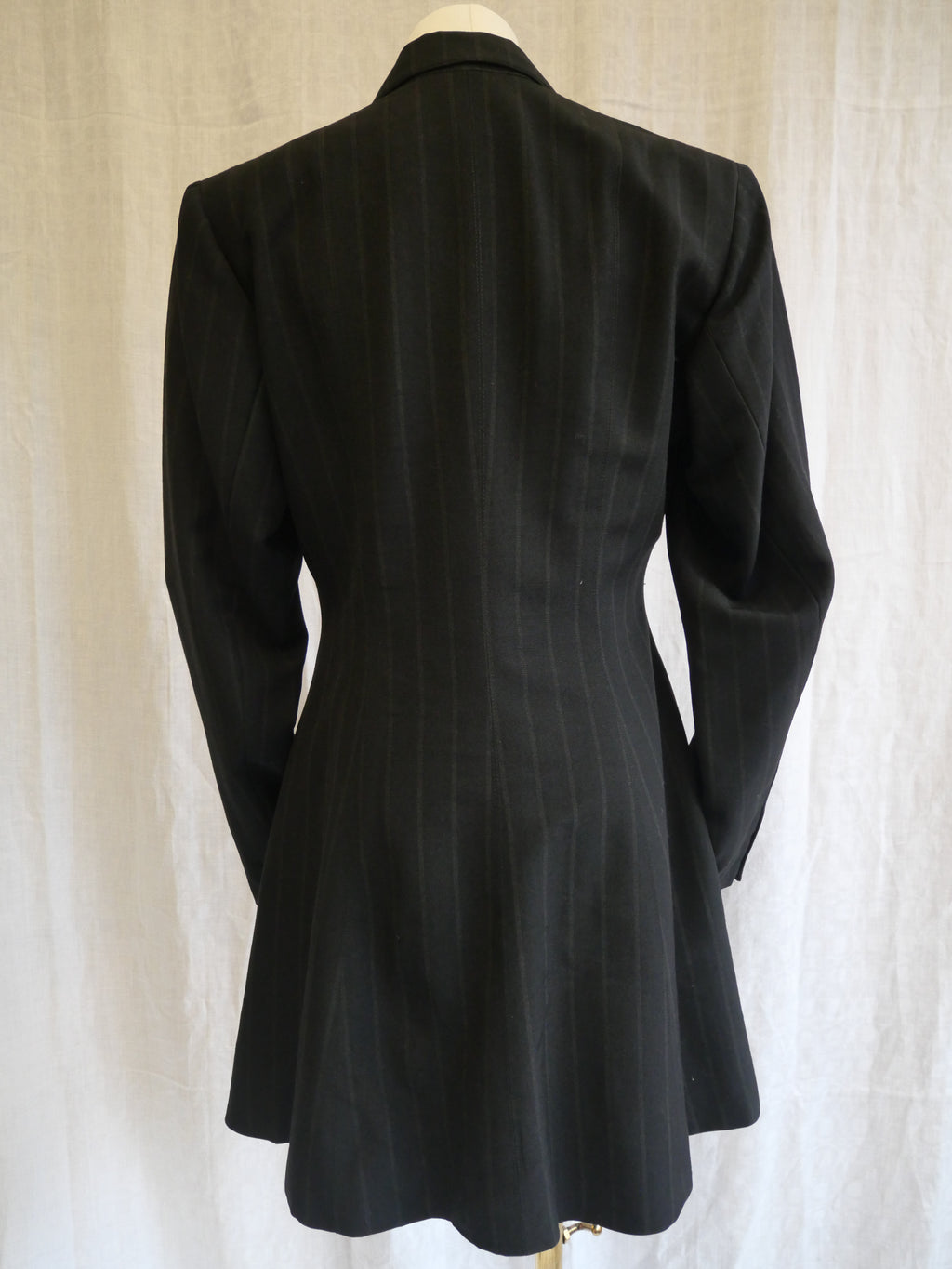 Jean Paul Gaultier pour Gibo Black Pinstripe Blazer