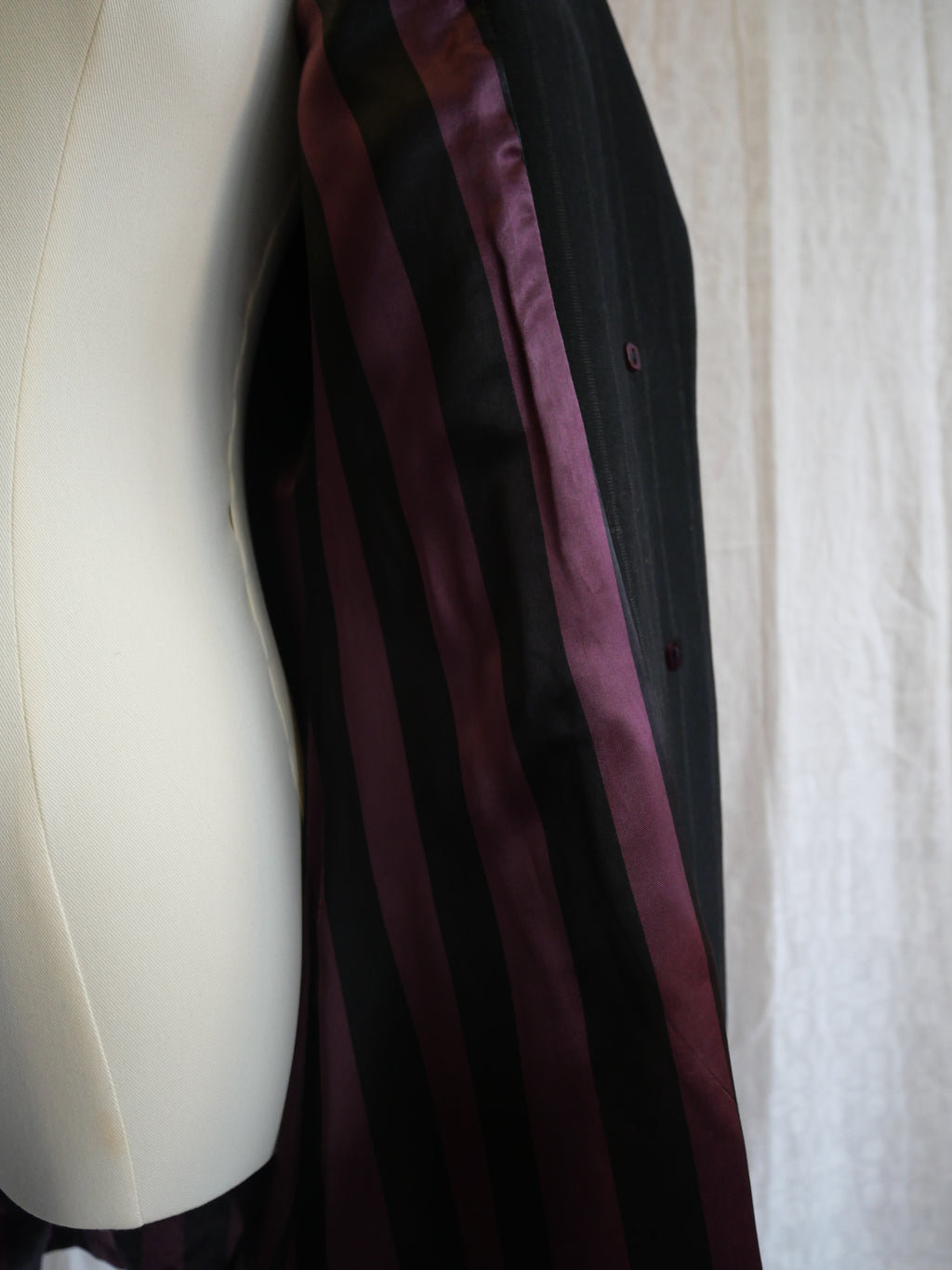 Jean Paul Gaultier pour Gibo Black Pinstripe Blazer