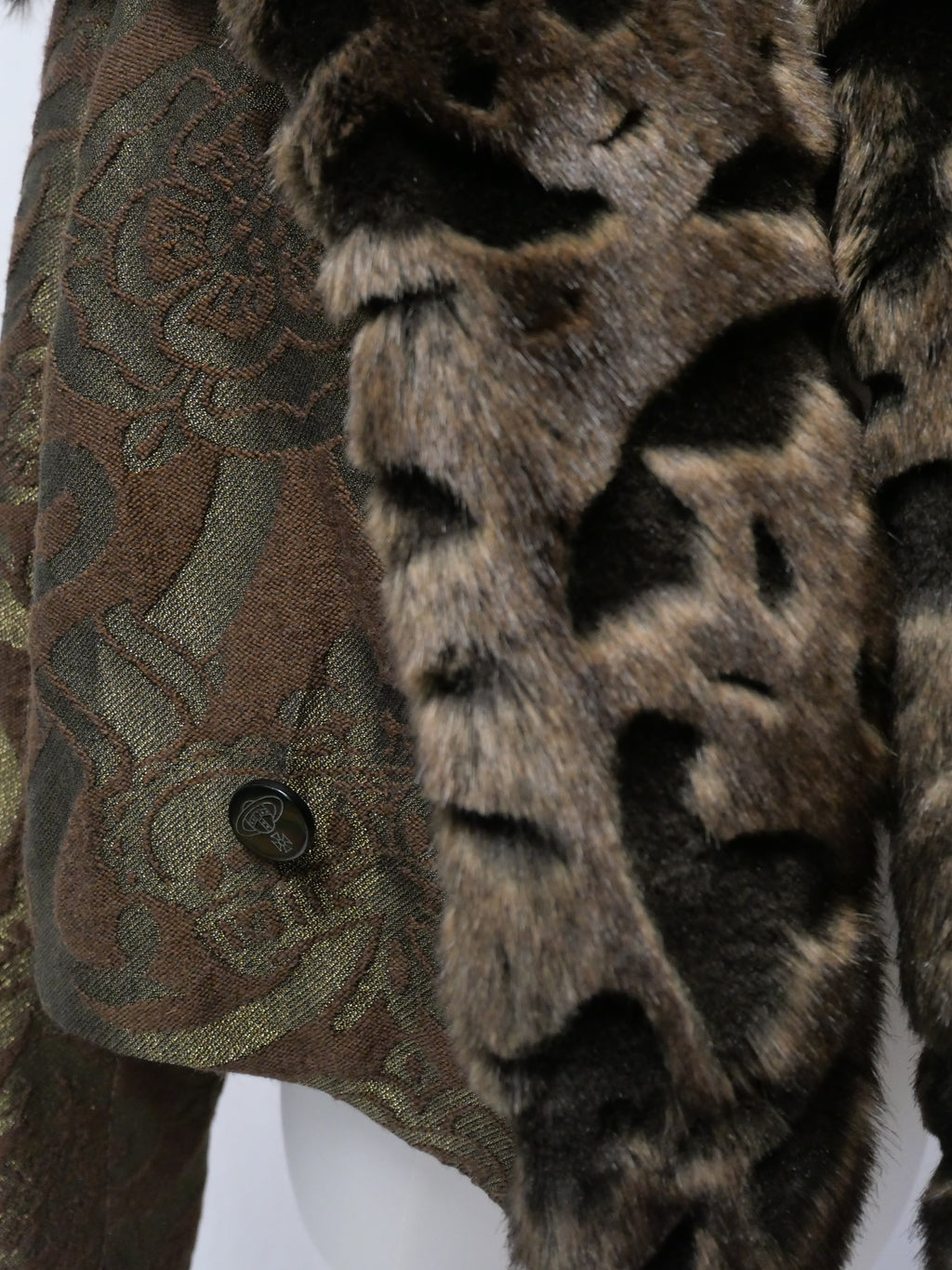 Vivienne Westwood Couture Vintage Faux Fur Trim Jacket