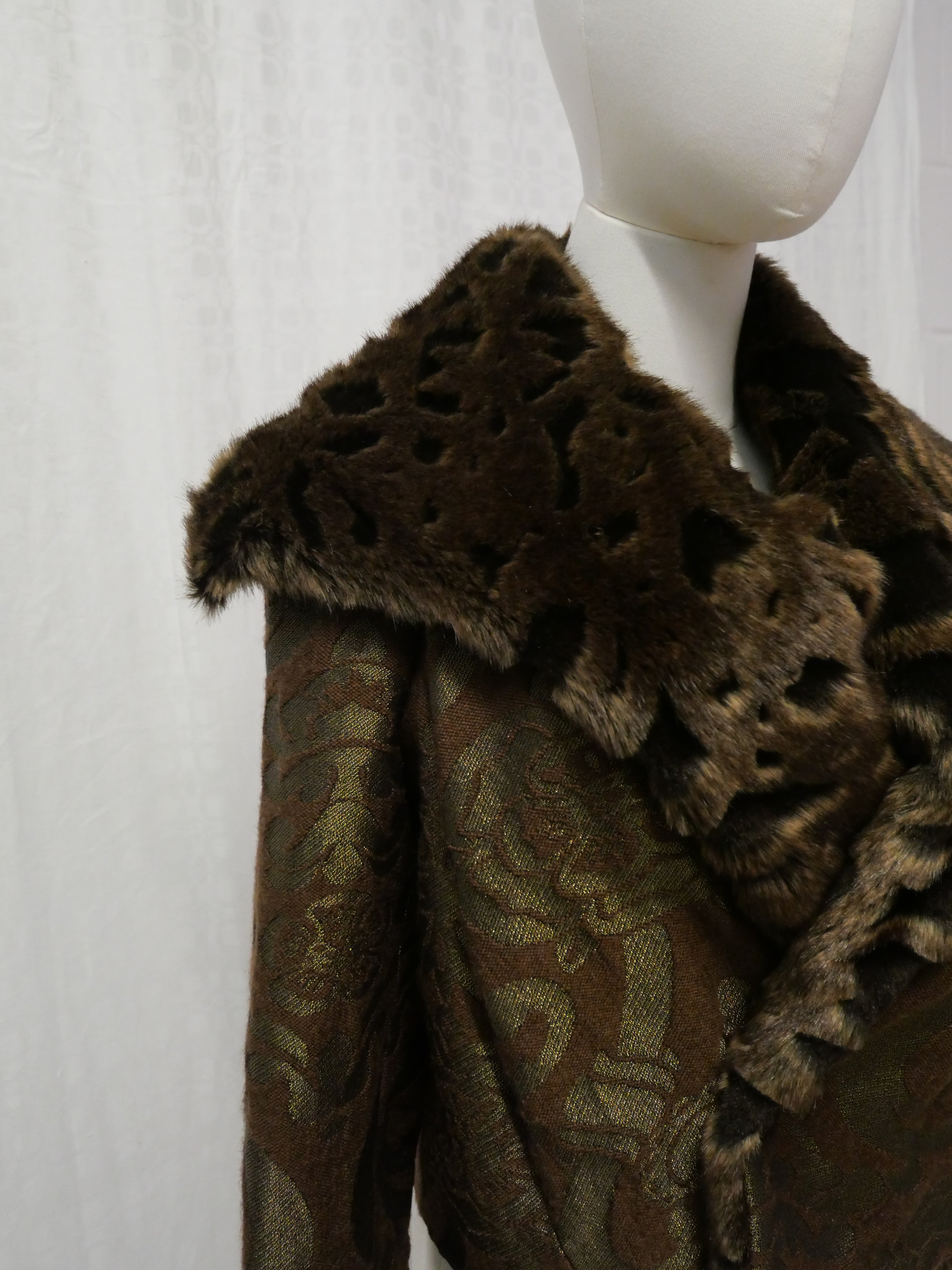 Vivienne Westwood Couture Vintage Faux Fur Trim Jacket