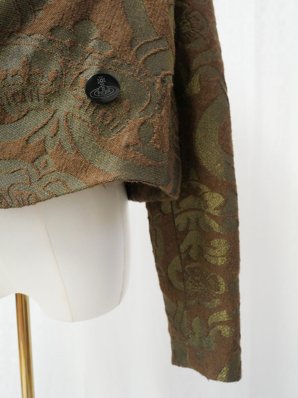 Vivienne Westwood Couture Vintage Faux Fur Trim Jacket