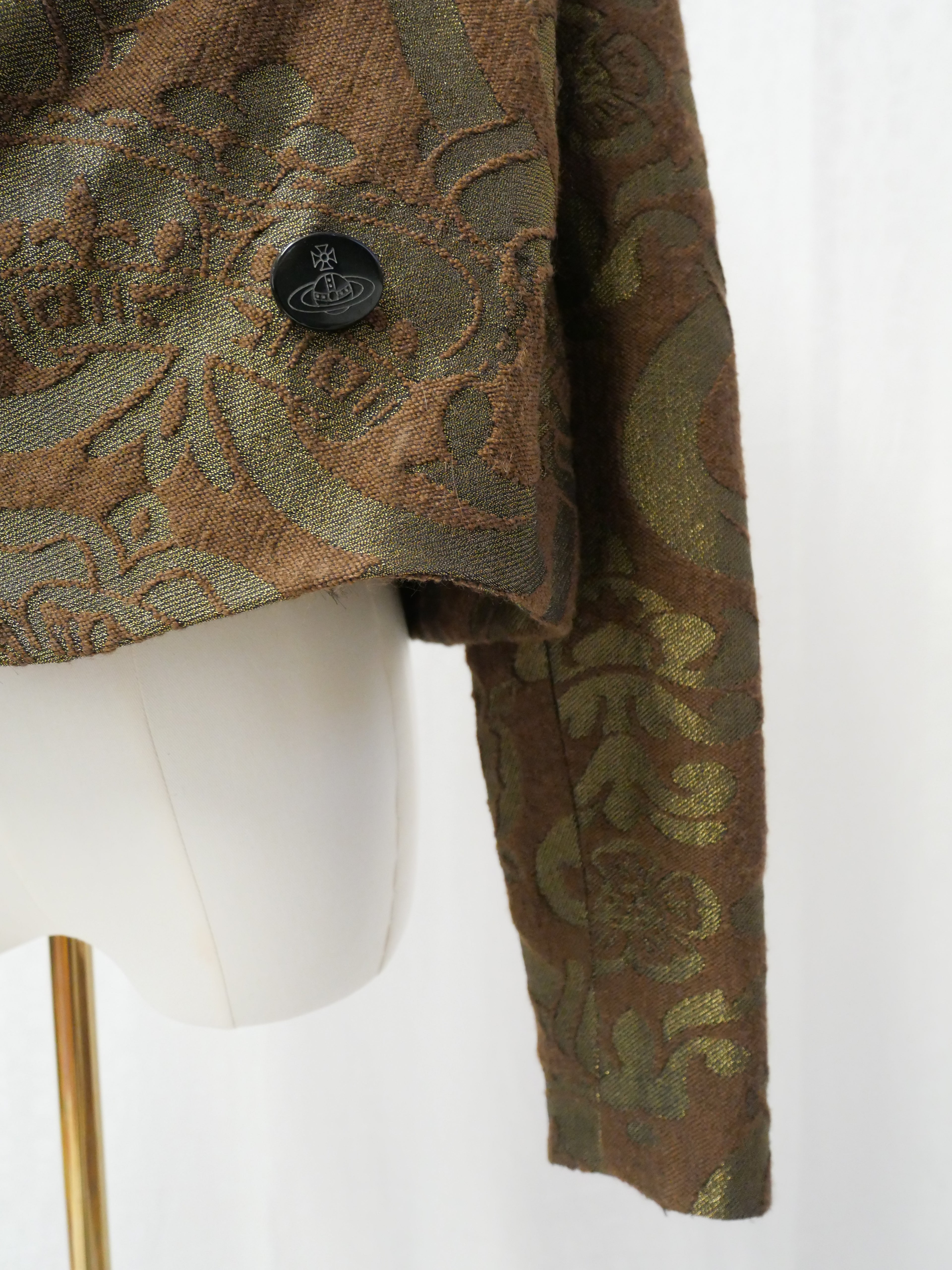 Vivienne Westwood Couture Vintage Faux Fur Trim Jacket