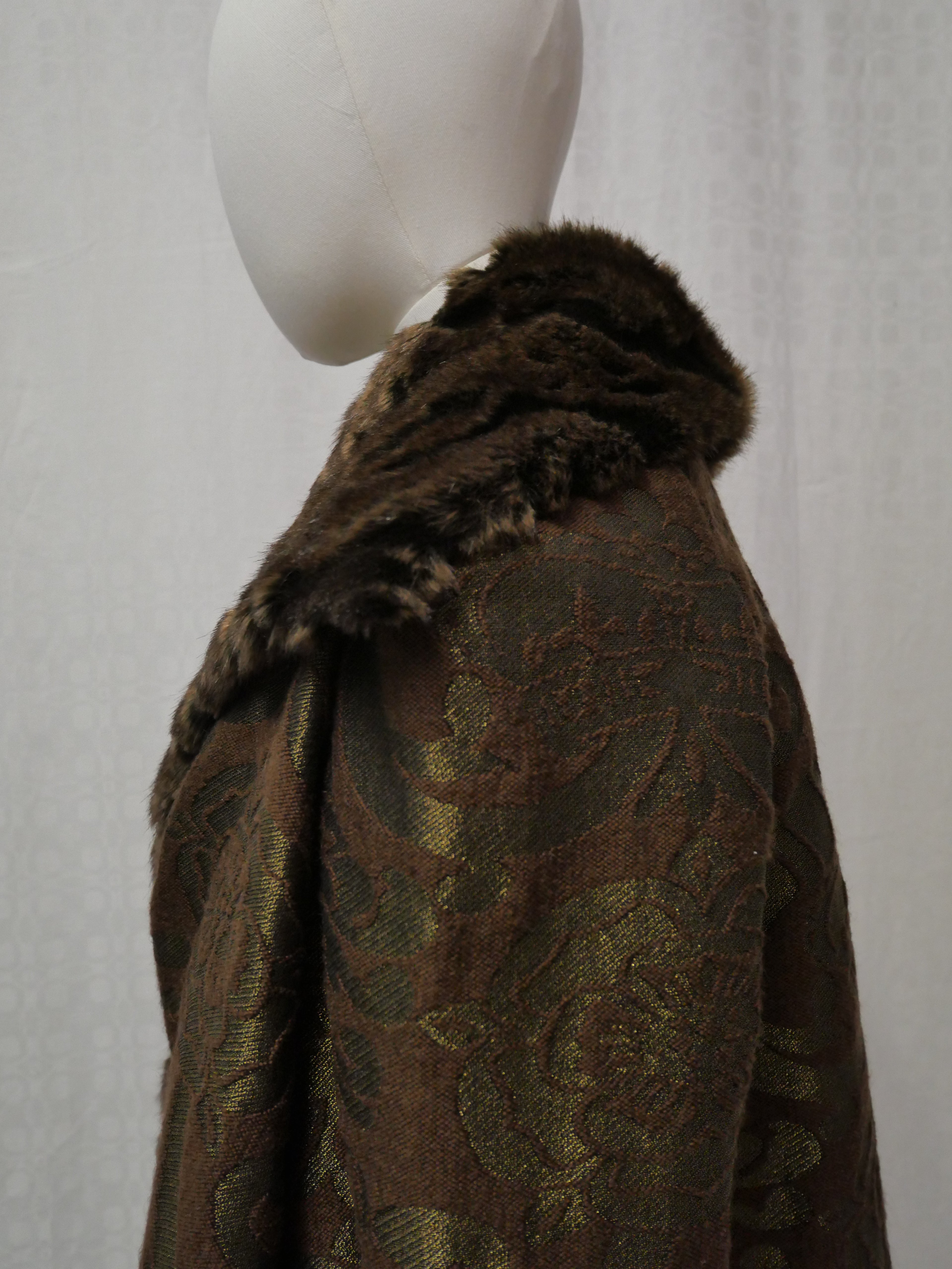 Vivienne Westwood Couture Vintage Faux Fur Trim Jacket