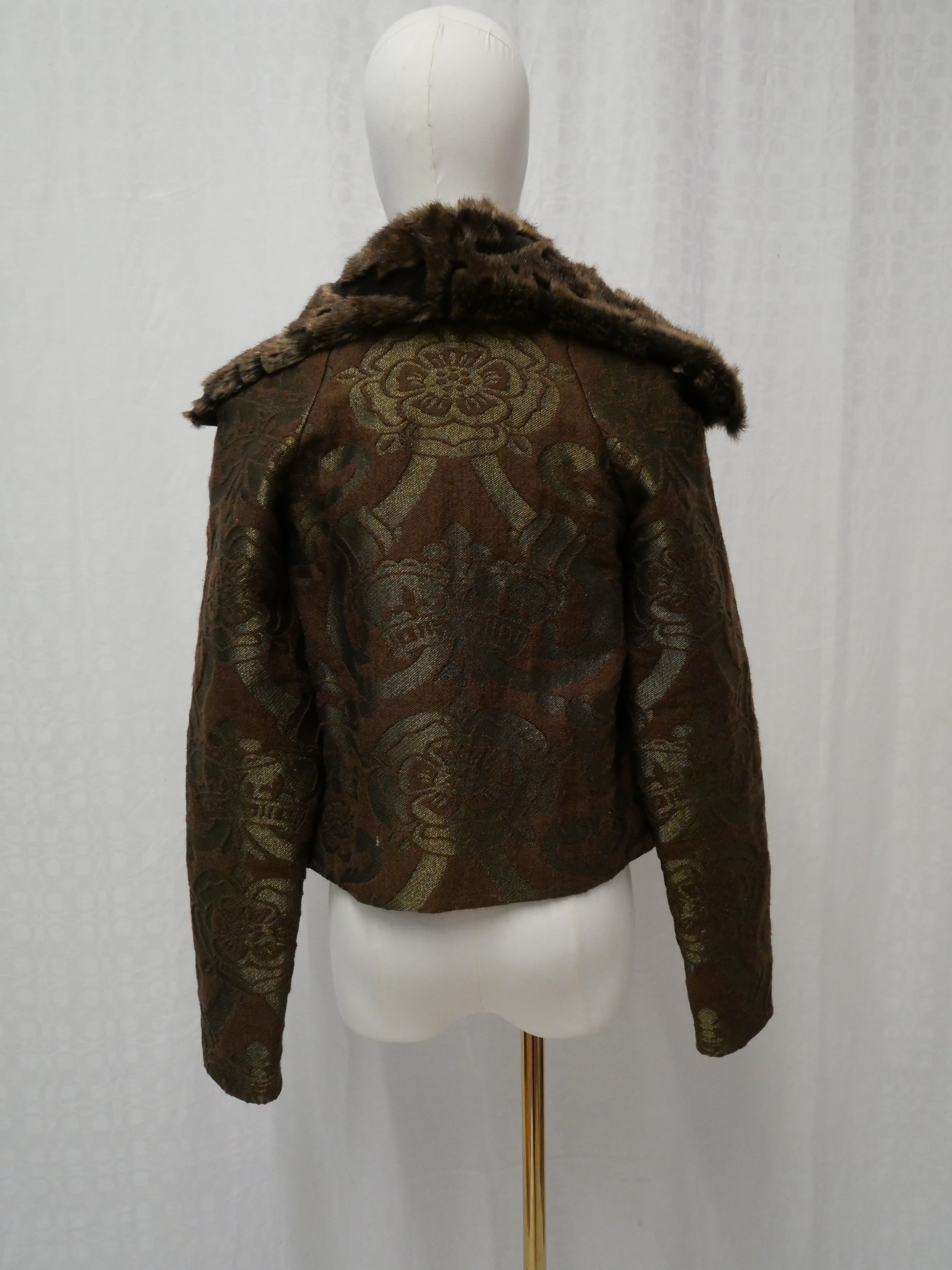 Vivienne Westwood Couture Vintage Faux Fur Trim Jacket