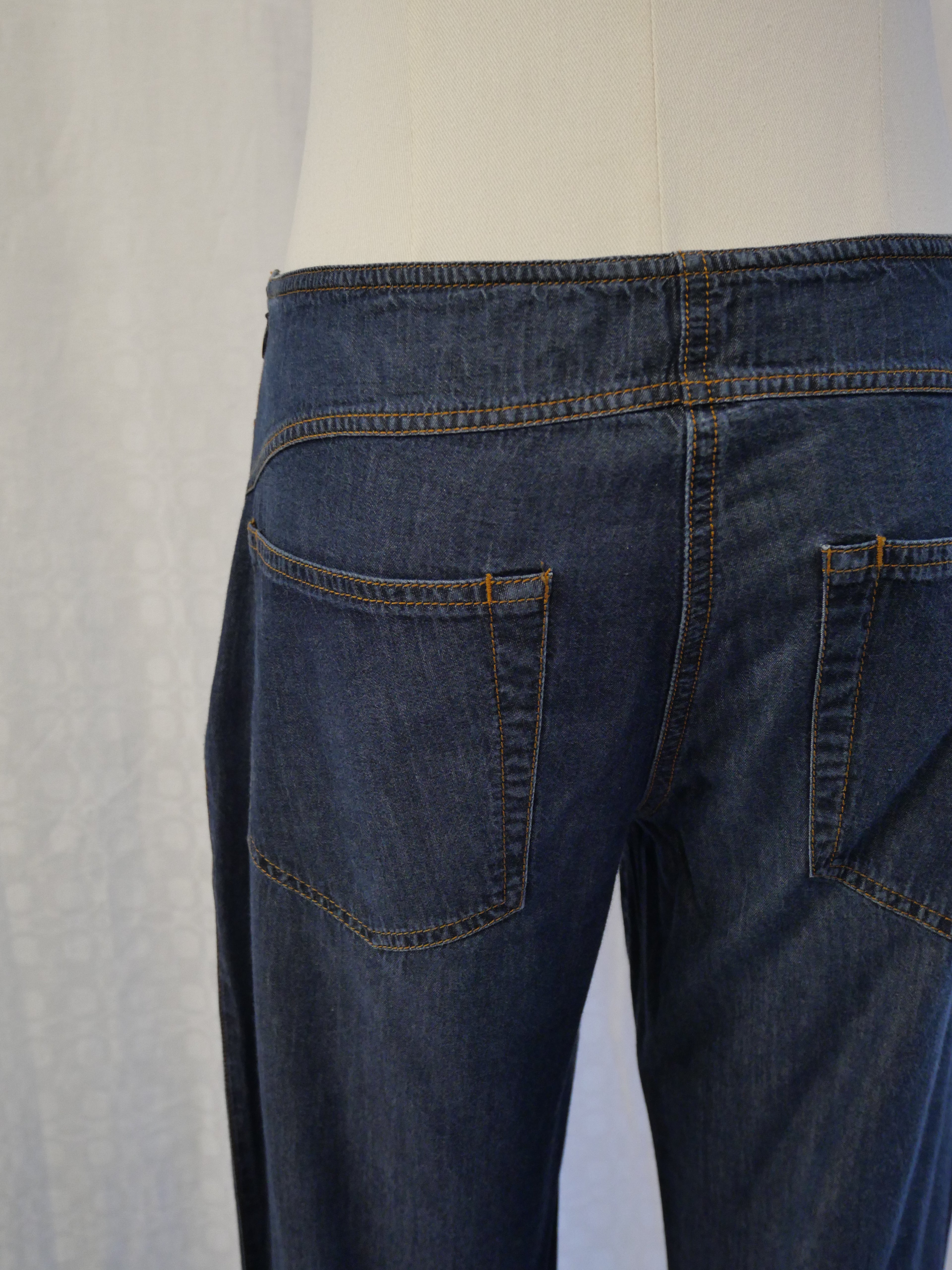 Miu Miu Lace-Up Flared Jeans